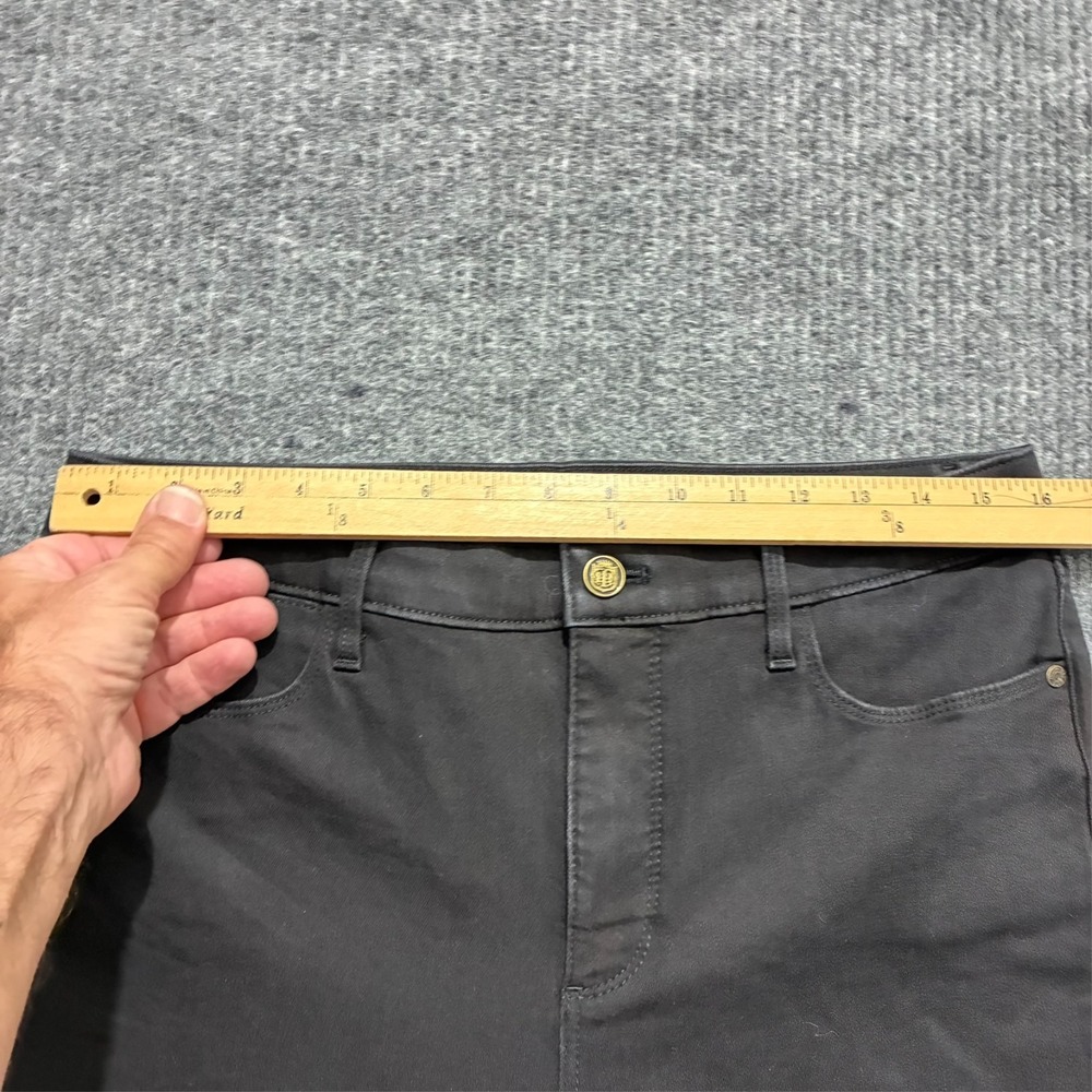 Talbots Womens Jeggings Size 12P Black Skinny Stretch Casual Mid Rise - Picture 2 of 9